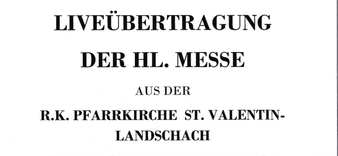 Übertragung Radio Maria