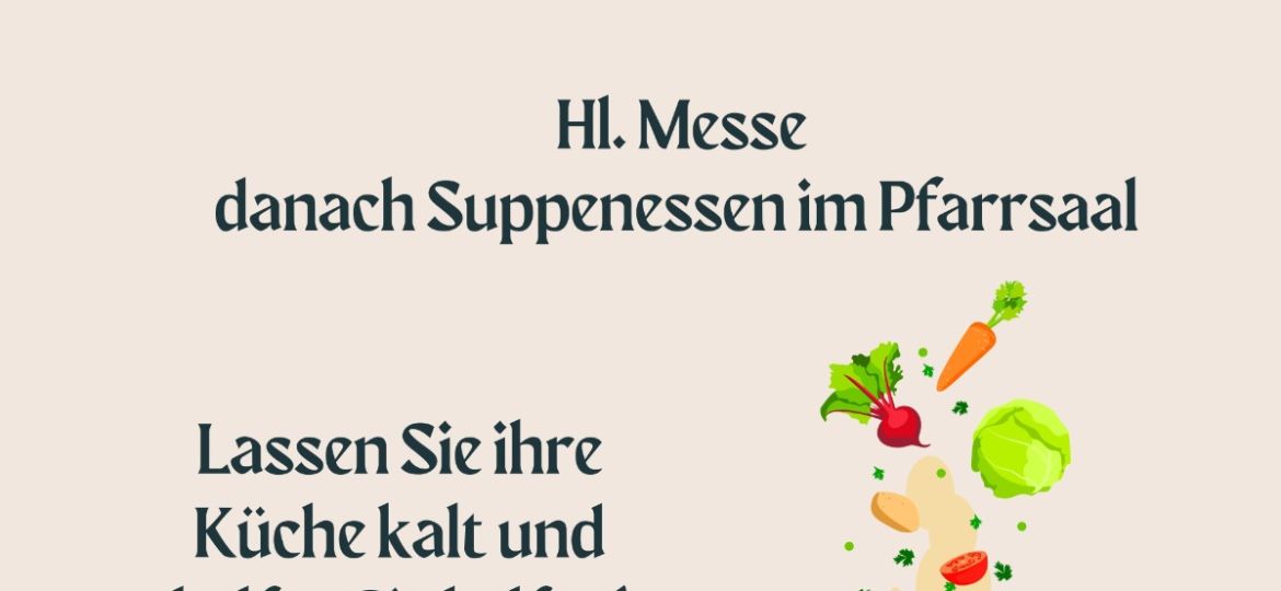 Fastensuppen Essen 2024 mit der KFB -Katholischen Frauenbewegung St.Valentin