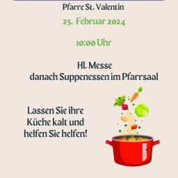 Fastensuppen Essen 2024 mit der KFB -Katholischen Frauenbewegung St.Valentin